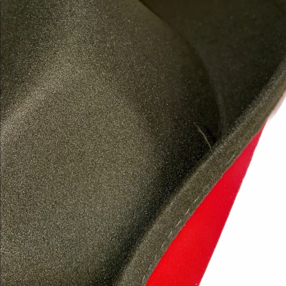 Stylish Olive / Red Two Tone Hat - Picture 3 of 6